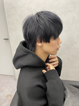 ジエクト アイロ 江坂駅前店(The Ect ilo) メンズウルフ黒髪