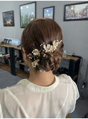 【WAVY hair set】タイトな華やかフルアップ