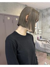 ユニオン(Union) ブリーチを使ったオリーブカラー