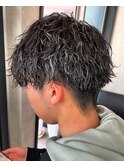 波巻きツイストスパイラルパーマ