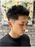 スパイキーショート/刈り上げショート/刈り上げ/フェード
