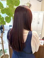 タックバイハレ たまプラーザ(takk by Hale)&nbsp;[takk]髪質改善縮毛矯正/チェリーブラウン/ホワイトグレージュ