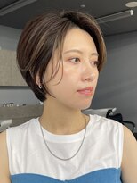 インセプション 銀座(INCEPTION) 丸みショート・ボブ/丸顔/前髪なし/絶壁解消/20代/30代/長め