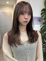 サンクマーケット 渋谷(cinq MARKET) 女性らしく上品な印象を与える、顔周りレイヤーカット