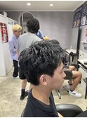 滋賀/南草津/メンズ美容室/波巻きツイストスパイラルパーマ