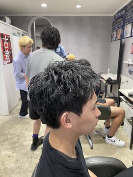 ミオ(Mio) 滋賀/南草津/メンズ美容室/波巻きツイストスパイラルパーマ