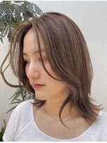 グラヘアーストーリー(gra HAIR STORY) ベージュ×ハイライトカラー