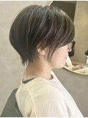 ショートカット/ショートボブ/白髪ぼかし 【豊中・岡町】