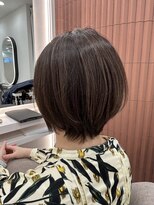 アイコニックナゴヤ(AIconic nagoya)&nbsp;ショートレイヤー/ひし形/ベージュ/艶カラー(by庄司)