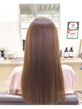 髪質改善ハイトーンカラートリートメント