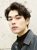 デプト(DEPT.) ツイストスパイラルメンズパーマシャドウパーマ波巻きパーマ眉毛