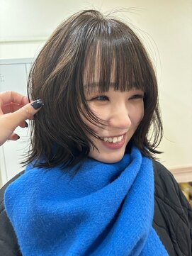 コルク バイ マグ 松本駅前(COLK by Mag) 20代30代◎冬のくびれボブで大人可愛い