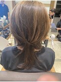 ふんわりウルフカット