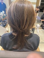 モア ヘアデザイン バイ オリジンズ つくばみどりの店(moA hair design by Origins)&nbsp;ふんわりウルフカット