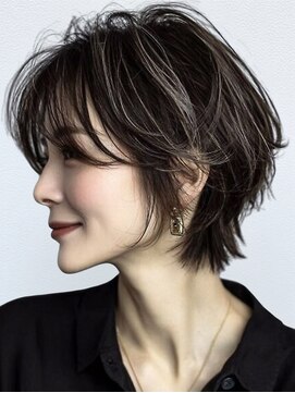 ルーファス 恵比寿 渋谷(Ruufus) 【30代40代50代】ハンサムショート／レイヤー／髪質改善ショート