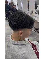 オム ブランシェ(HOMME BLANCHE’)&nbsp;【Seira】ニュアンスフェザーパーマ×ケアクリームパーマ