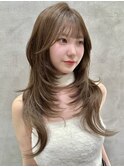 新潟／髪質改善／レイヤー／ハッシュ／顔まわり／オリーブ