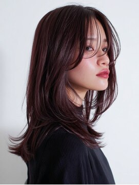 レリーアンテ 大阪梅田(Rely ante) ホワイトグレージュ/デジタルパーマ/チェリーブラウン/西梅田