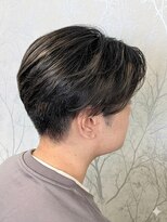テントウムシヘアー(TENTOUMUSHI HAIR)&nbsp;【メンズ限定】立体感ハイライト＋シルバーカラー＋カット