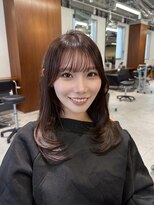 フィルムス 柏(FILMS)&nbsp;くびれレイヤー/オリーブベージュ/顔周り/シースルー/柏