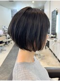 宇都宮ショートボブレイヤーカット顔周りカットハッシュカット