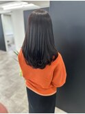 三大うねりを解決するストレート×白髪ぼかし