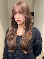 サンクプロジェクト(cinq PROJECT)&nbsp;抜け感ロングレイヤー×ヘーゼルベージュ＊