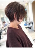 ゆとりショート×ヘルシーブラウン　style by 田爪