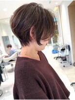 ルプル バイ フェイス 磯子(L'pul by face)&nbsp;ゆとりショート×ヘルシーブラウン　style by 田爪