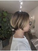 ハンサムショート/ハイライト/アンブレラカラー30代40代50代60代