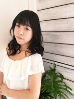 ヘアー 志希&nbsp;ツヤ☆ダークアッシュ☆大人巻き