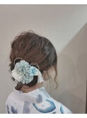 【neolive cino 登戸】花火大会　お祭り　ボブラフアレンジ
