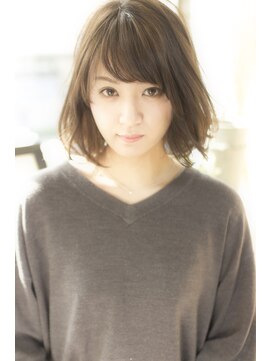 ジョワイユヘアーデザイン(Joyeux) joyeux大人可愛い　ミディアムボブ