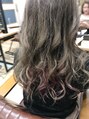 アグ ヘアー エクラ 津志田店(Agu hair eclat) バレイヤージュをしてからのグレージュ。