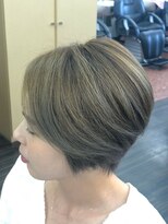 美容室 びゃんびゃん 社店&nbsp;ブレンドベージュボブ「