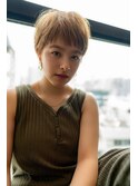 AUSTIN☆大人かわいい前髪セシルカットココアブラウンネオウルフ