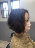 ふわふわパーマカット