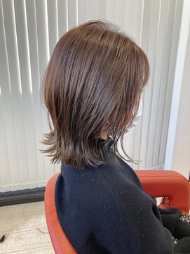 美容室 スタイルエキシティ(STYLE EKI CITY) 切りっぱなしボブ×シアベージュ