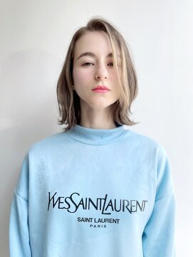 トルネード(TORNADO) 外国人風パーマ フェイスフレーミング グレージュt422