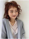 パーマでつくるオシャレウルフ