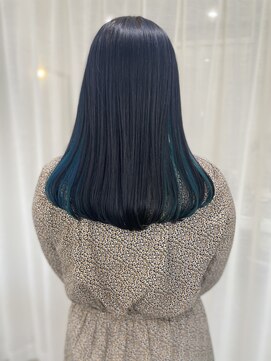 メルシー(merci.) ターコイズインナーカラー