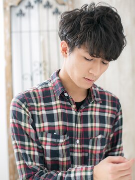 モッズヘア メン 上尾東口店(mod's hair men) ≪mod's men≫ニュアンスパーマで好感度◎ツーブロックマッシュO