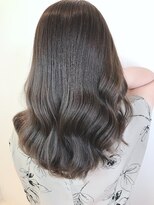 ジーナ 北千住(Zina)&nbsp;髪質改善＊大人かわいい巻き髪ロング＊グレージュ【Zina北千住】