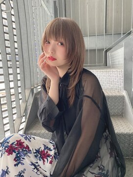 リアイス(Re:ICE) アッシュブラウンフェザーロングウルフ