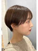 可愛いマッシュショート