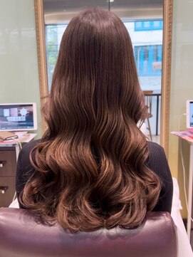 ゲーム 下北沢(GAME) デジタルパーマミルクティーベージュカラー髪質改善韓国ヘア