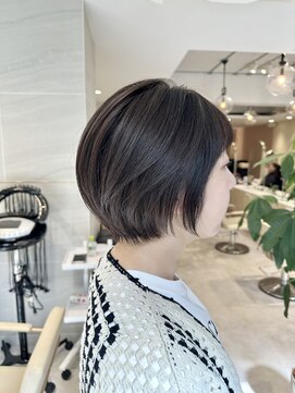 ミズチャーム(Ms.CHARM) オーダー多数【ショートボブ】縮毛矯正
