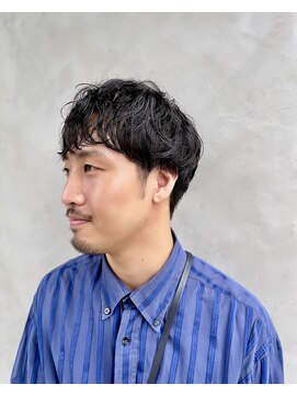 セピア(Sepia) マッシュショート+パーマ