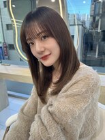 エジョン 三鷹店(Aejon) 韓国ヘア ミディアムレイヤースタイル ワンカール