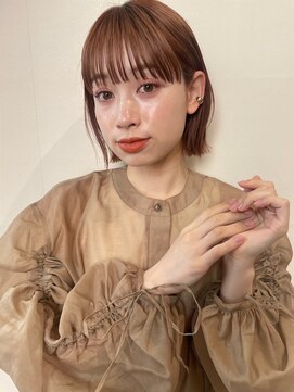 アンバー 池袋(amber) 切りっぱなしボブ/デザインカラー/ブリーチ[池袋駅]